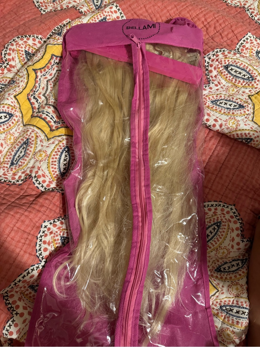BELLAMI Blonde Clip-In Hair Extensions in Light Blonde